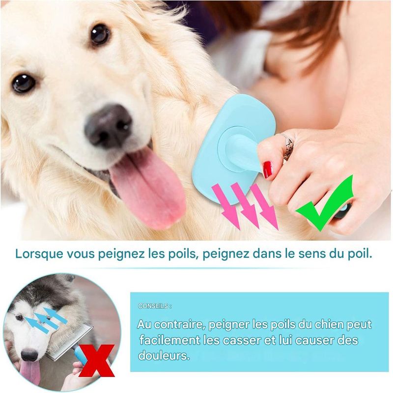 IntiMeg Brosse pour chiens et chats