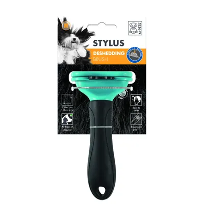 M-PETS - STYLUS Brosse Anti-mue - M - 7.5 x 16 cm