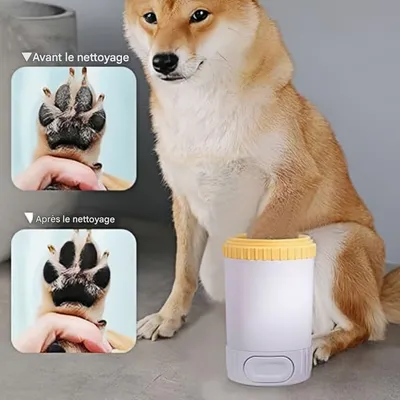 ZooVenture Tasse lavage pattes silicone pour chien