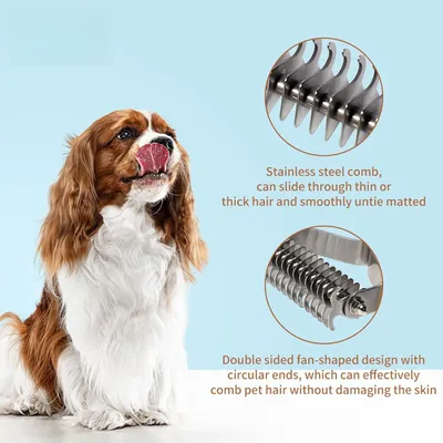 IntiMeg Râteau à sous - poil pour chien et chat