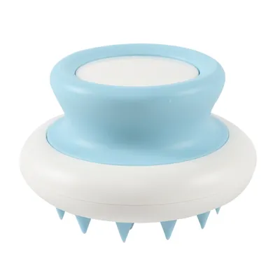 MPETS - Peigne massage SOFT - Dents pointues - 8x5,4 cm - Bleu