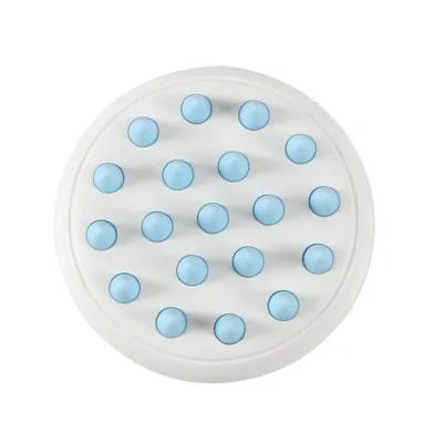 MPETS - Peigne massage SOFT - Dents pointues - 8x5,4 cm - Bleu