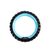 M-PETS - Anneau KING - Bleu & Noir - Ø12,7 cm