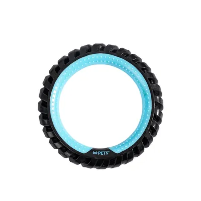 M-PETS - Anneau KING - Bleu & Noir - Ø12,7 cm