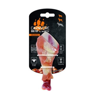 Jouet à Macher CARNIVORE Jouet Os de jambon - saveur bacon