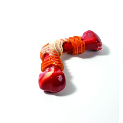 MPETS - Jouet à Macher CARNIVORE Boomerang Bone L - Gout Bacon