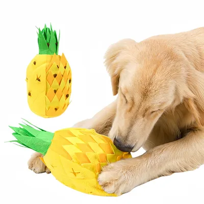 FurryFusion Jouet en forme d'ananas pour chien FurryFusion Jouet en forme d'ananas pour chien