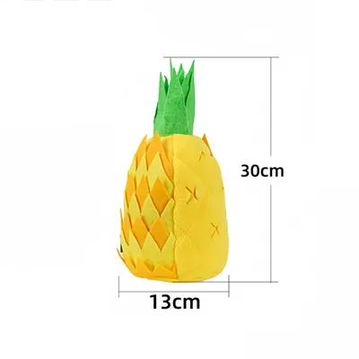 FurryFusion Jouet en forme d'ananas pour chien