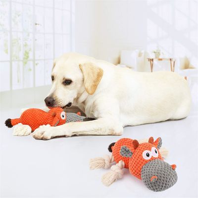 IntiMeg Jouet interactif en peluche pour le nettoyage des dents