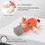 IntiMeg Jouet interactif en peluche pour le nettoyage des dents