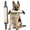Pet Planet Jouet à tirage interactif pour chien Noir