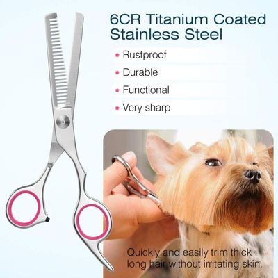 Ciseaux de Toilettage pour Chien, Ensemble de 5 Outils