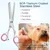 Ciseaux de Toilettage pour Chien, Ensemble de 5 Outils