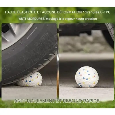 ZooVenture Haute élastique indestructible 2pcs balle pour chien