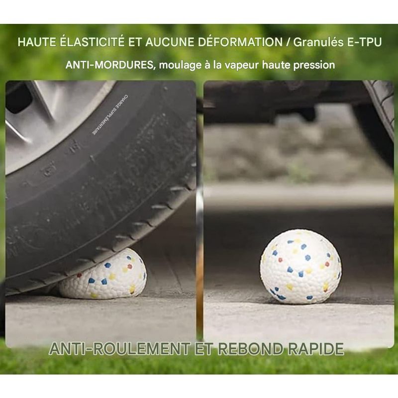 ZooVenture Haute élastique indestructible 2pcs balle pour chien