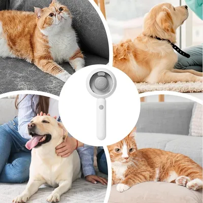 Petopia Peigne vaporisateur pour chat avec lumière bleue