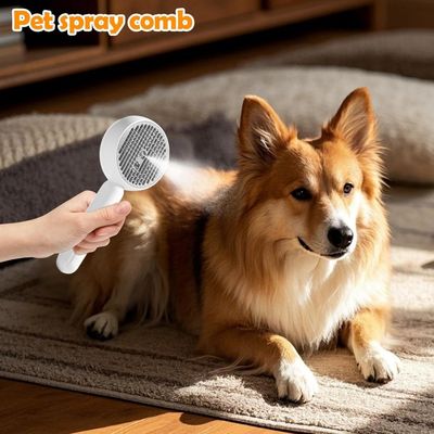 Petopia Peigne vaporisateur pour chat avec lumière bleue