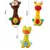ZooVenture Jouets grinçants interactifs 3 pièces pour chien