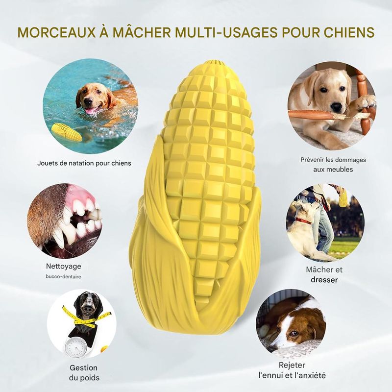 ZooVenture Jouet à mâcher maïs dentition pour chien