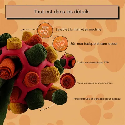 IntiMeg Balle à renifler pour chien