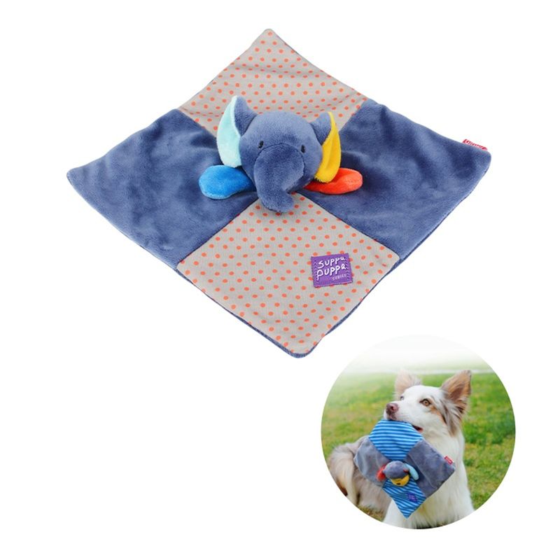 Pet Planet Jouet en peluche pour chien avec bruit de papier crêpe