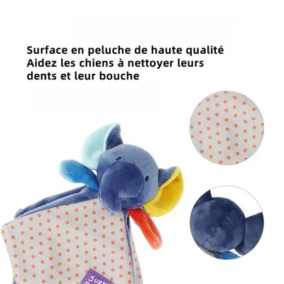 Pet Planet Jouet en peluche pour chien avec bruit de papier crêpe