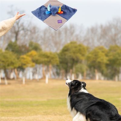 Pet Planet Jouet en peluche pour chien avec bruit de papier crêpe