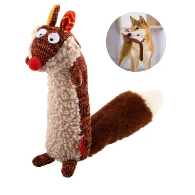 Pet Planet Jouet en peluche pour chien en forme de putois (avec son)