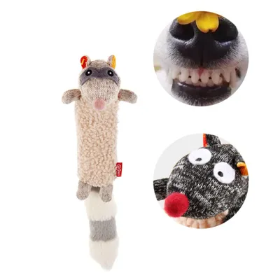 Pet Planet Jouet en peluche pour chien en forme de putois (avec son)