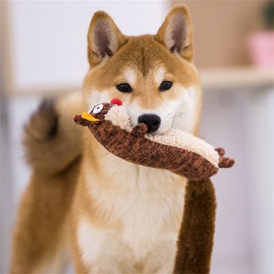 Pet Planet Jouet en peluche pour chien en forme de putois (avec son)