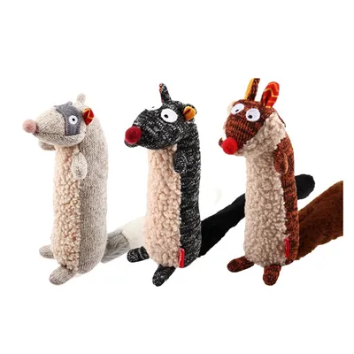 Pet Planet Jouet en peluche pour chien en forme de putois (avec son)