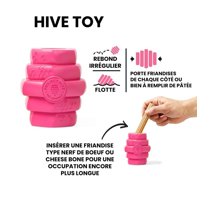 Project Hive – Hive Chew Toy – Jouet flottant à remplir pour chiens