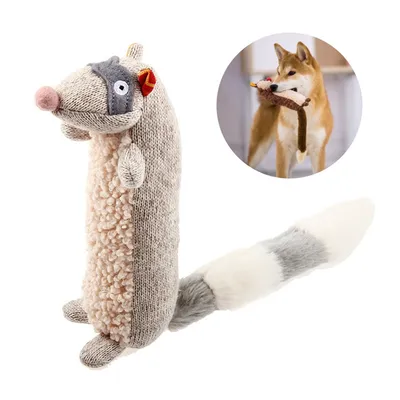 Pet Planet Jouet en peluche pour chien en forme de putois (avec son)