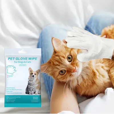 Petopia Gants de nettoyage pour chien et chat