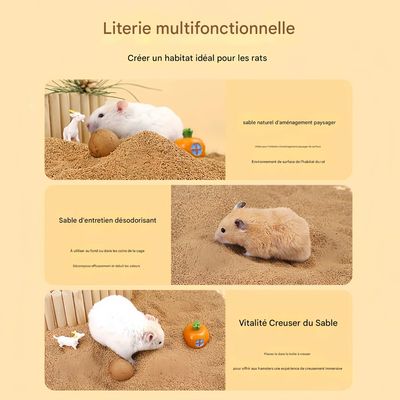FurryFusion Litière pour cages pour petits animaux
