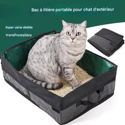 Petopia  Boîte à litière pliable pour chat