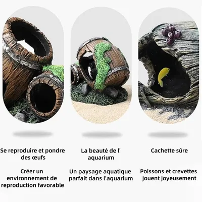 ZooVenture Décoration d'aquarium pour aquariums petits à moyens