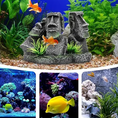 Pet Planet Animaux D'eau Décor En Résine