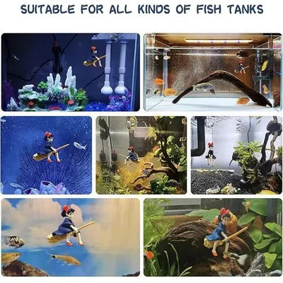 Pet Planet Animaux D'Aquarium Ensemble De Décorations De Sorcière