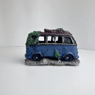 Pet Planet Poissons Figurine De Décoration En Résine En Forme D'Automobile