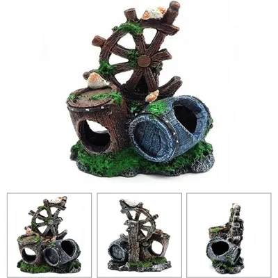 Pet Planet Animaux D'eau Décor En Résine