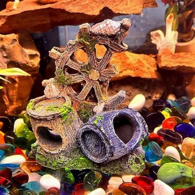 Pet Planet Animaux D'eau Décor En Résine
