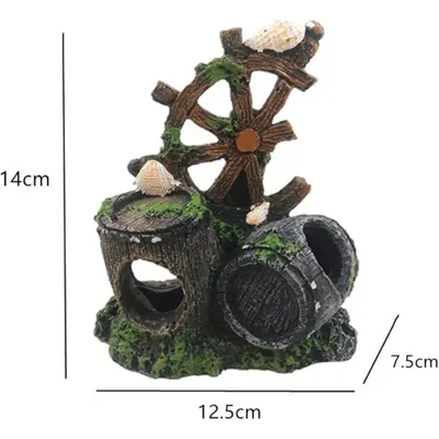 Pet Planet Animaux D'eau Décor En Résine