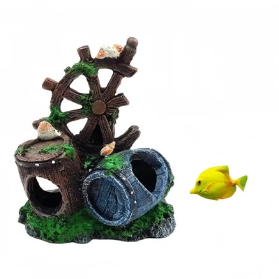 Pet Planet Animaux D'eau Décor En Résine