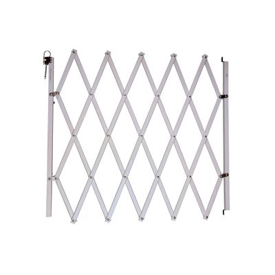 Barrière animaux rétractable Stop'Fix blanche