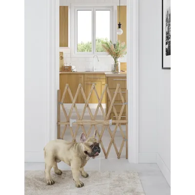 Barrière animaux amovible sans perçage Press'Fix largeur 65 à 104cm