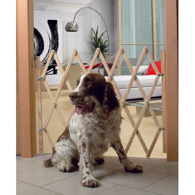 Barrière animaux rétractable Stop'Fix bois