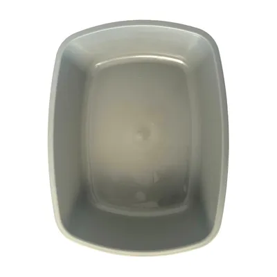 PET DESIGN Bac à Litière Gris - 33,5 x 43,2 x 10 cm