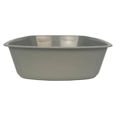 PET DESIGN Bac à Litière Gris - 33,5 x 43,2 x 10 cm