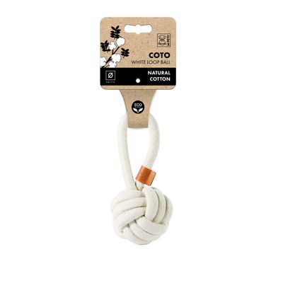 MPETS - Jouet COTO Loop Ball 8 cm - Noir